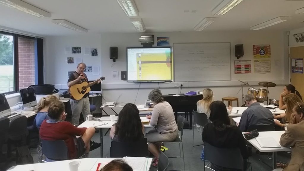 Murray Webster Teaching London Songwriters Summer Camp